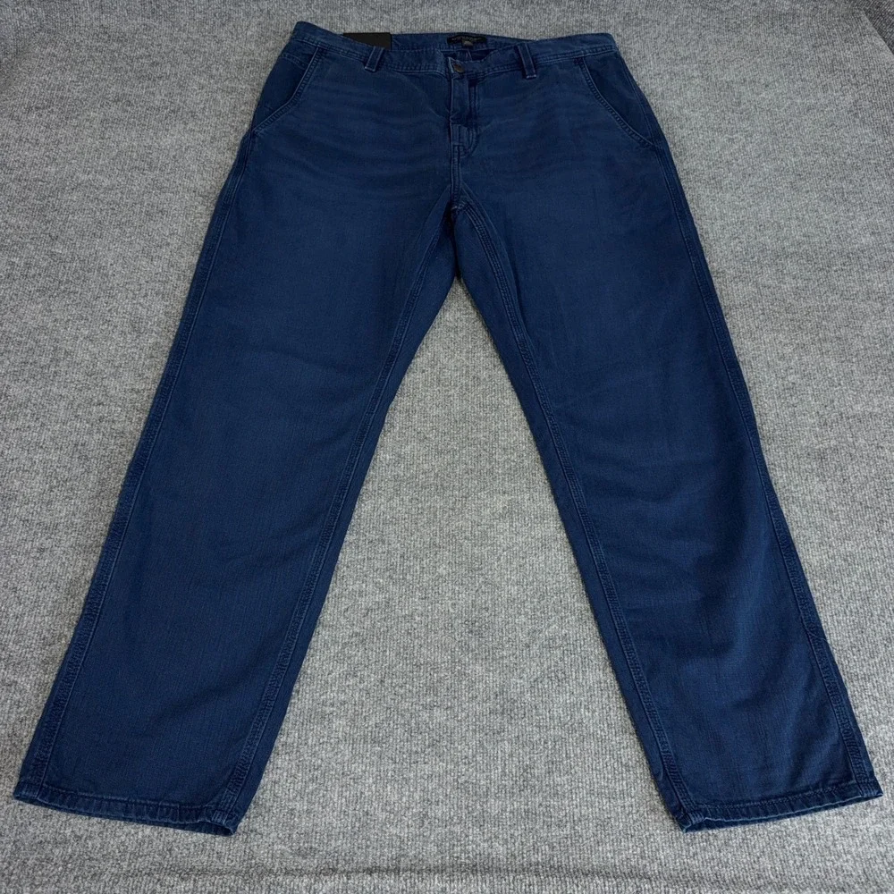 Banana Republic Pants Men 36x30 Mill Valley Surplus Garment Dyed Relaxed Tapered